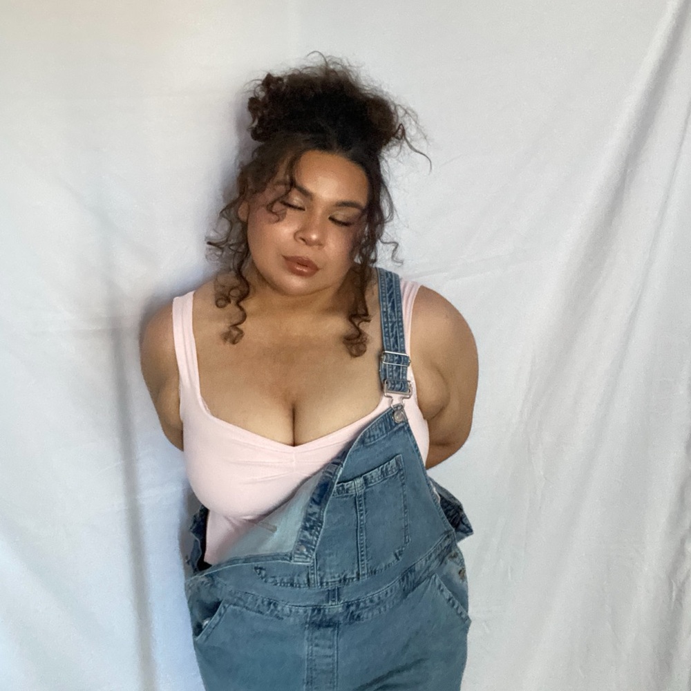 Women's Blue Denim Overalls